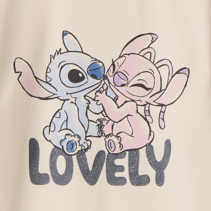 Sudadera de cuello alto Stitch & Angel Disney para niña 
