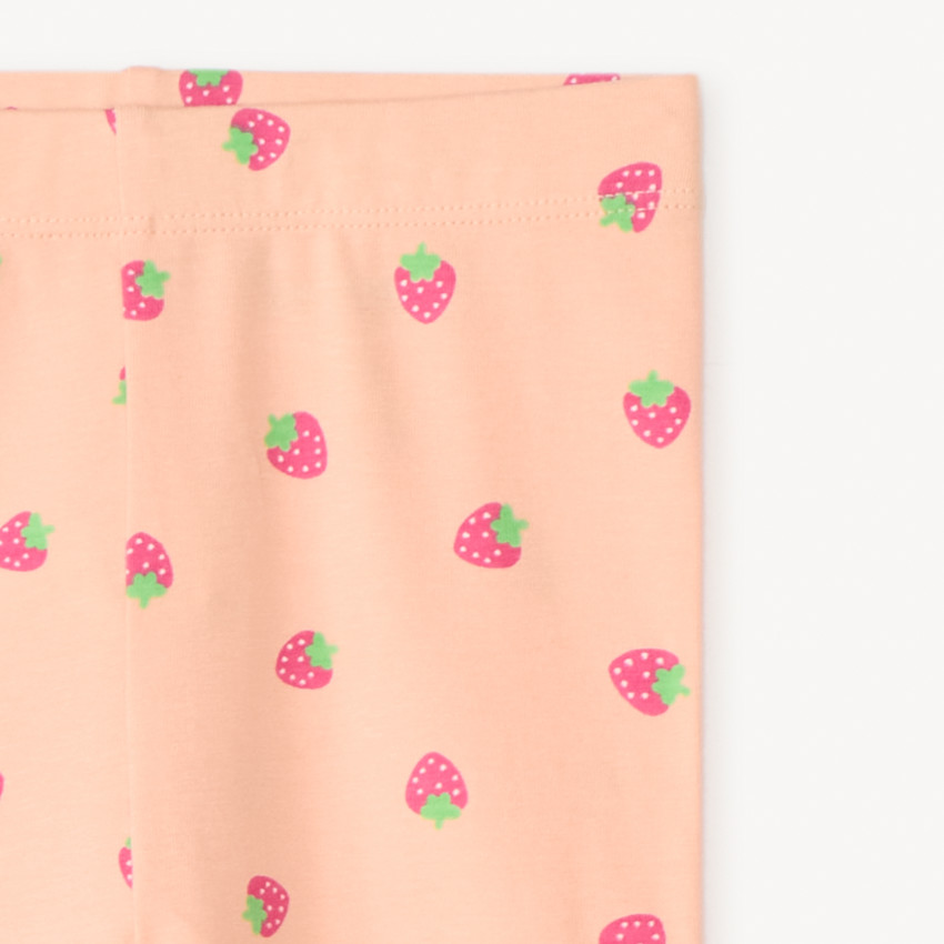 Caleçon largo con estampado de fantasía para bebé niña. 