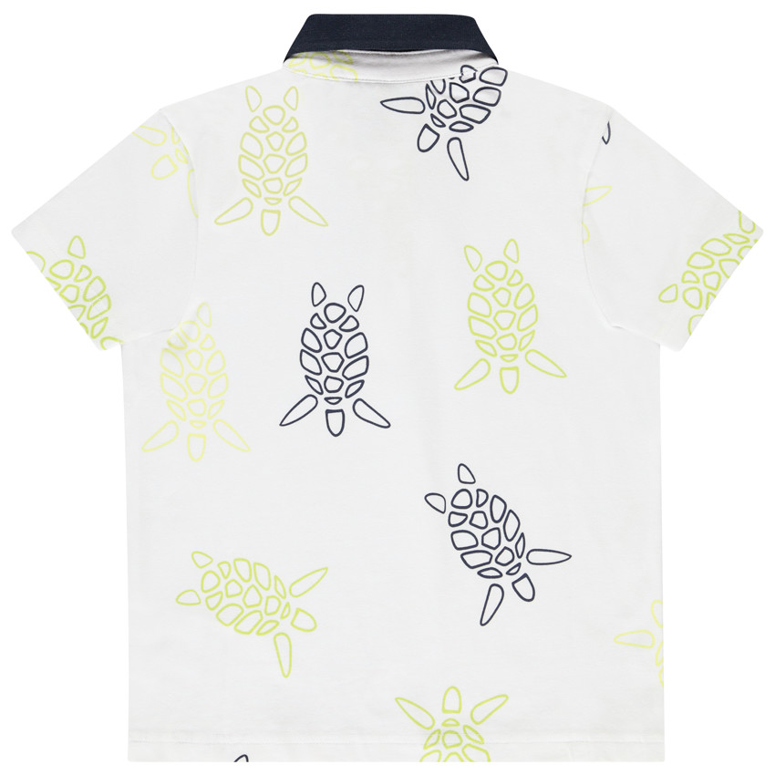Polo de manga corta estampado de tortuga para niño  Additional Polo de manga corta estampado de tortuga para niño