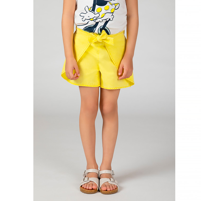 Short fluide jaune  