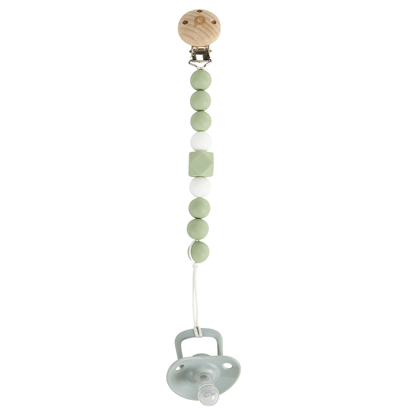 Chupete de madera y silicona verde  Additional Chupete de madera y silicona verde