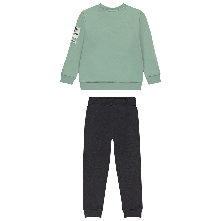 Conjunto de chándal de felpa con motivos de dinosaurios para niño 