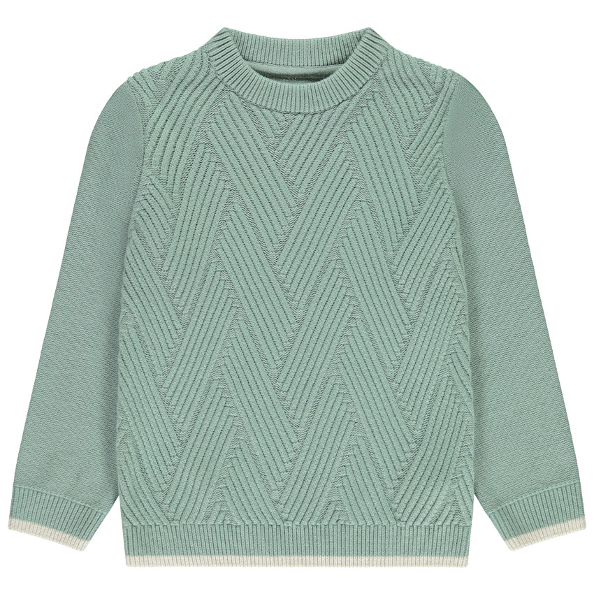 Pull de punto jacquard para niño 