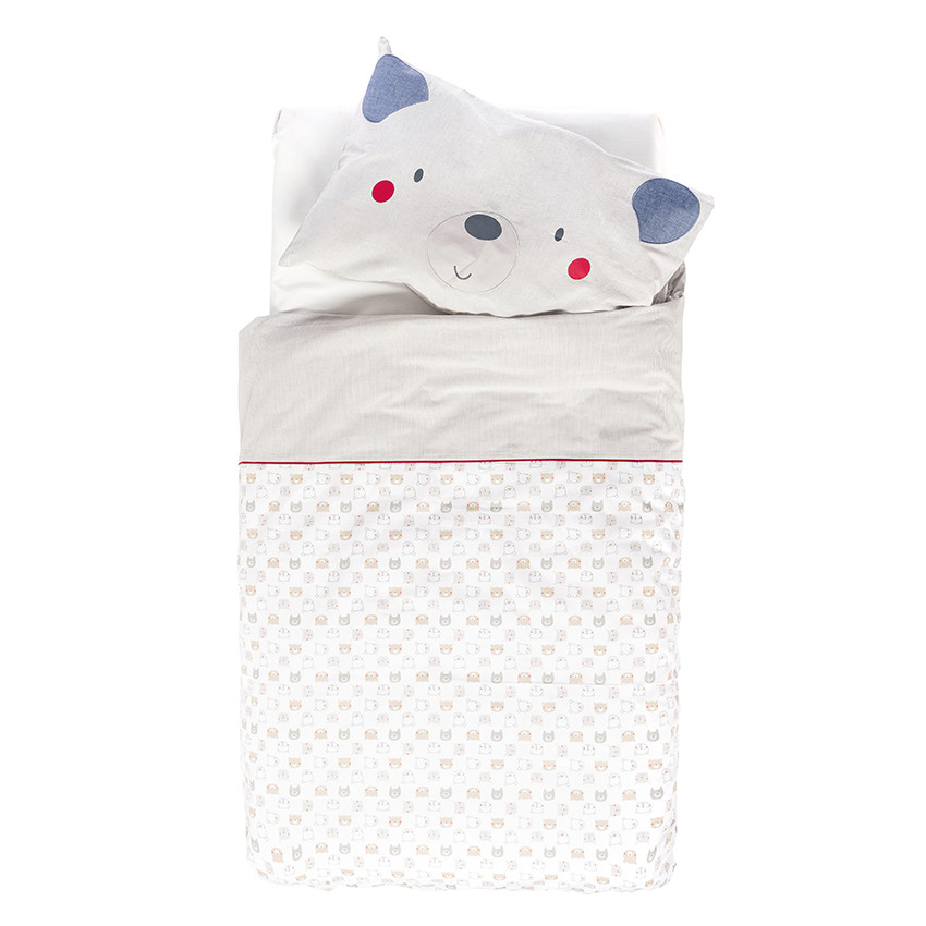 Funda nórdica y funda de almohada con ositos estampados  Additional Funda nórdica y funda de almohada con ositos estampados