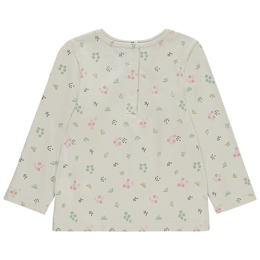 Pack de 2 camisetas de manga larga con motivo fantasía para bebé niña 