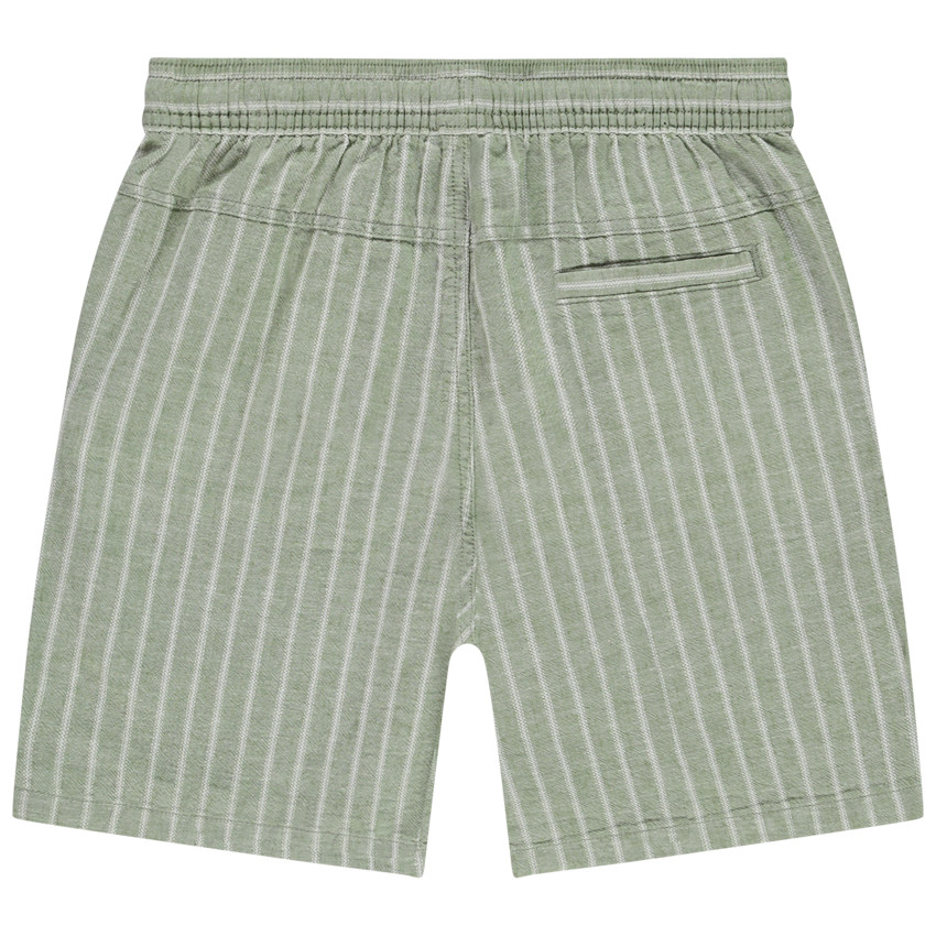 Bermudas de tela a rayas para niño 