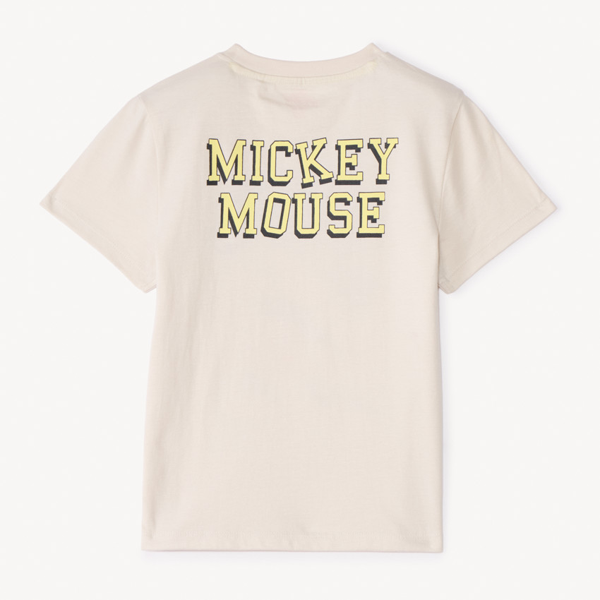 Camiseta de manga corta con estampado de Mickey Disney para niño 