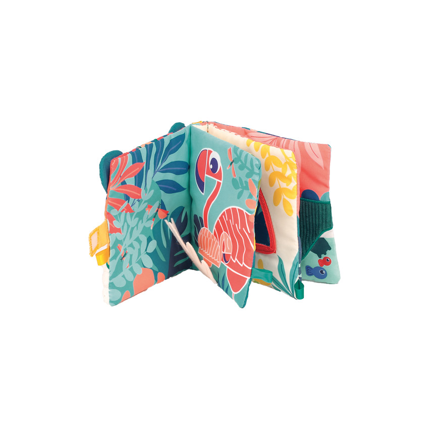 Livre d'éveil en tissu - Jungle 