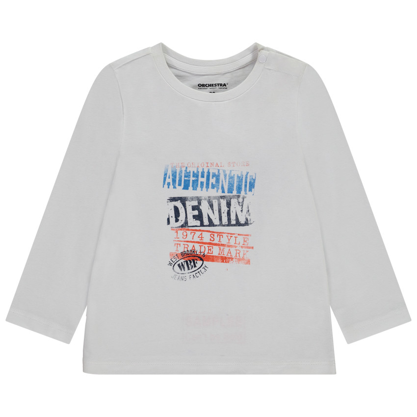 Camiseta de manga larga con estampado fantasía para bebé niño 