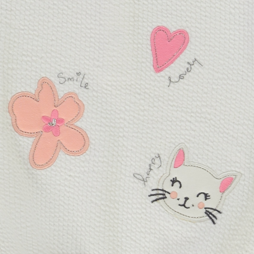 Conjunto de chándal con parches para bebé niña  Additional Conjunto de chándal con parches para bebé niña