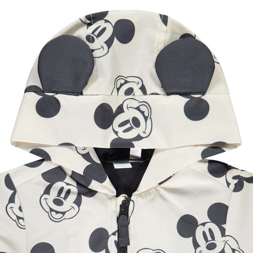 Cortavientos con capucha estampado Mickey Disney para bebé niño 