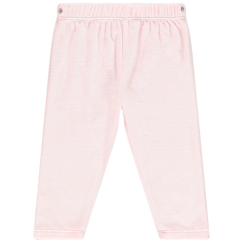 Pelele de terciopelo con mensaje para bebé niña 