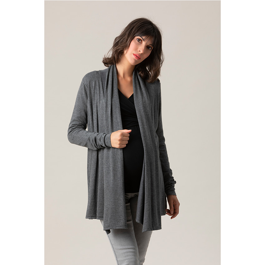 Chaqueta de premamá de punto con botones  