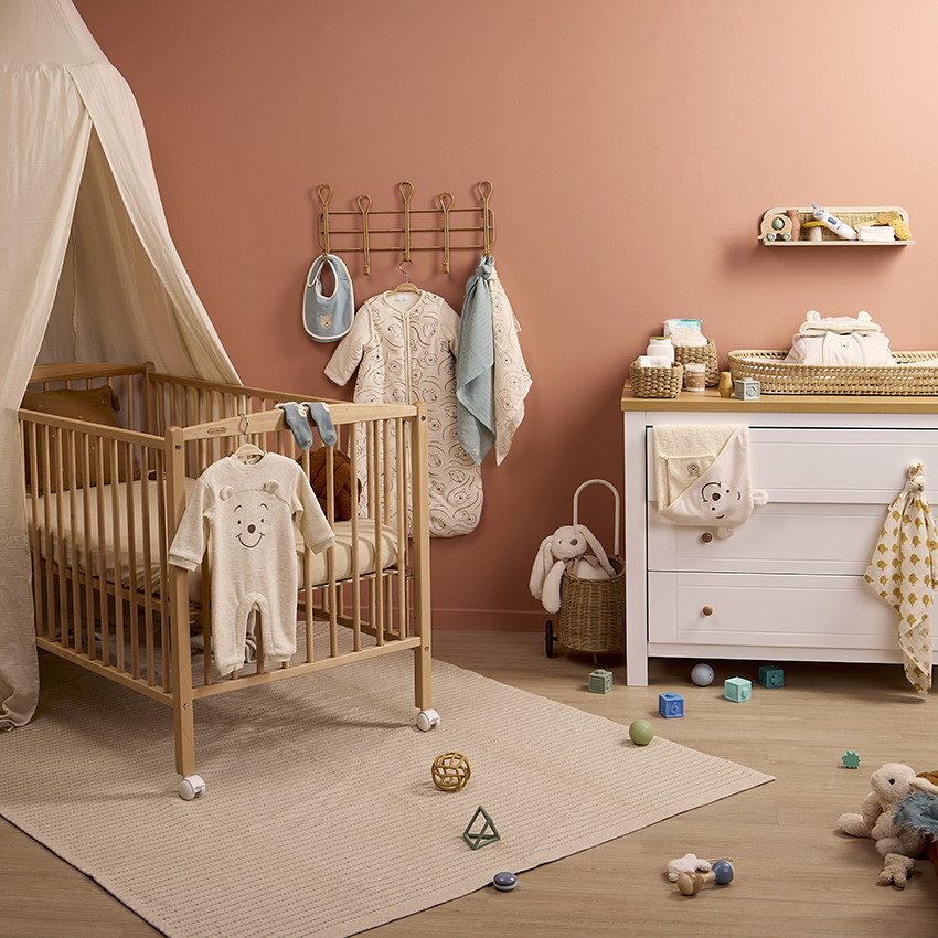 Pelele largo bicolor Winnie Disney para bebé 