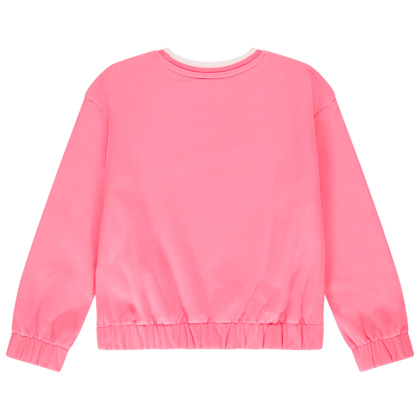 Sudadera corta de felpa 