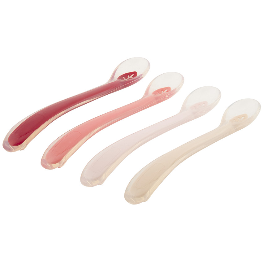 Lote de 4 cucharas de silicona Yummix - Rosa 