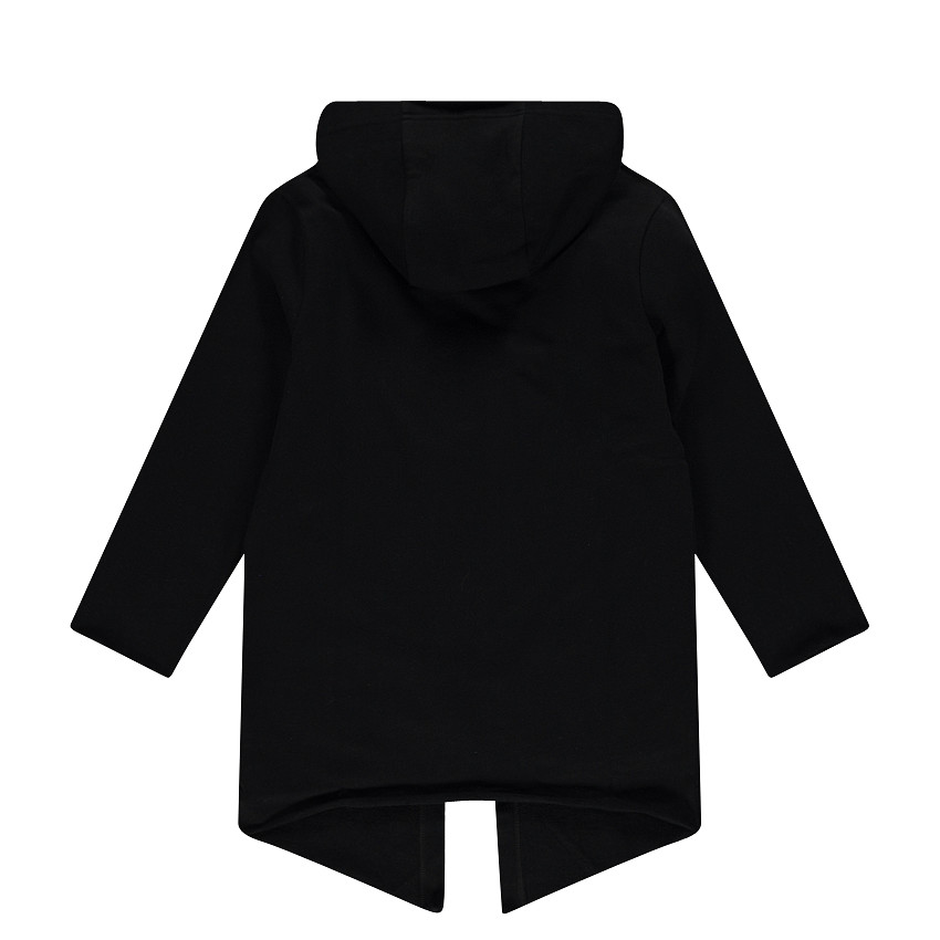 Júnior - Chaqueta larga con capucha de muletón 