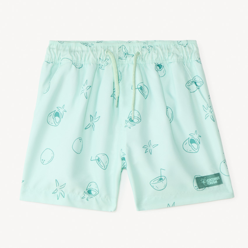 Bañador estampado de coco para niño 