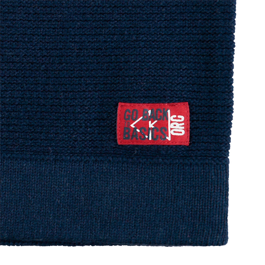 Jersey de punto con bandas en contraste de jácquard 