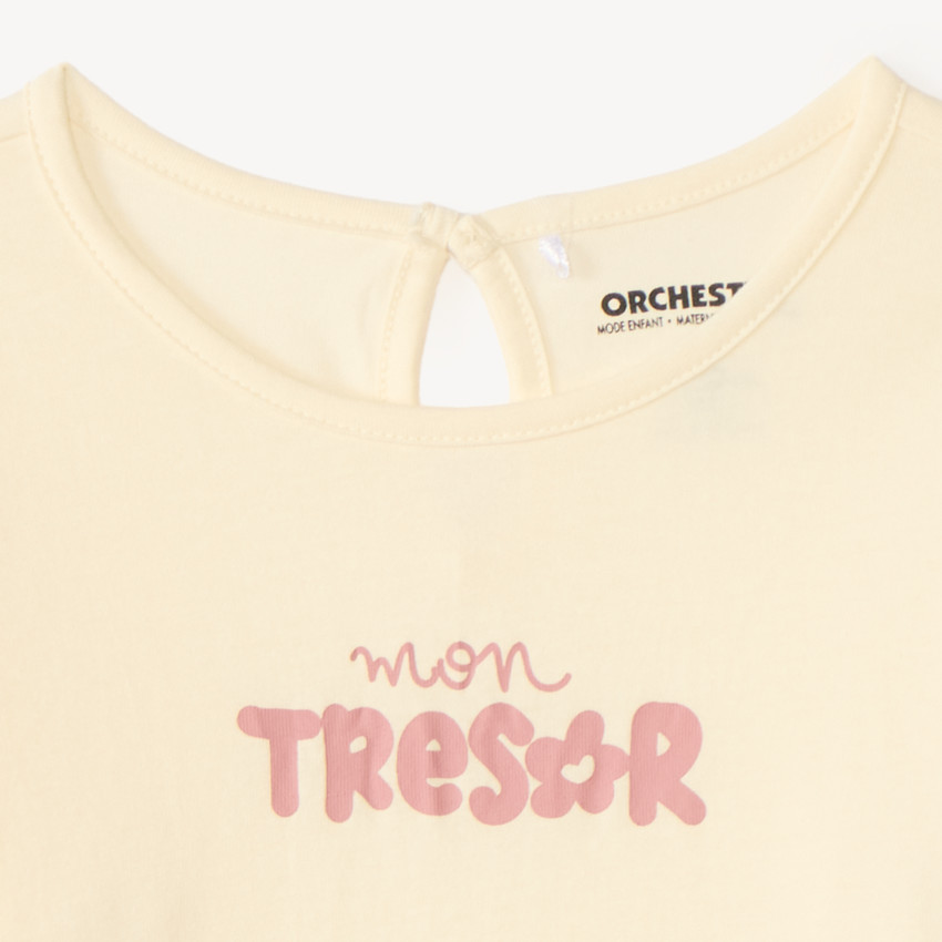 Camiseta de manga larga con estampado niña bebé 