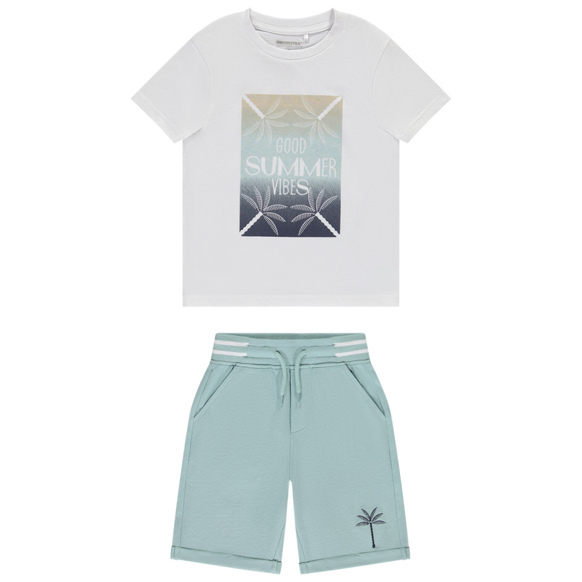 Conjunto camiseta de manga corta fantasía + bermudas para niño  Additional Conjunto camiseta de manga corta fantasía + bermudas para niño