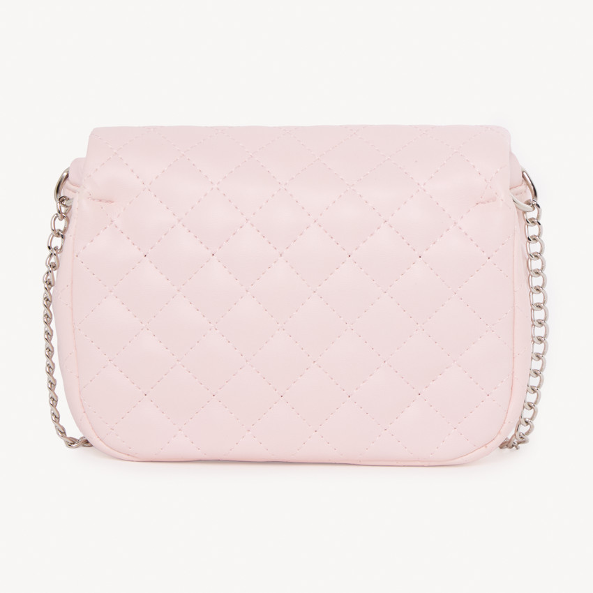 Bolso de hombro de efecto cuero acolchado para niña 