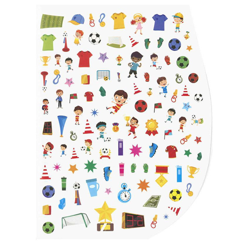 Libro para colorear +100 pegatinas Fútbol +3 años 