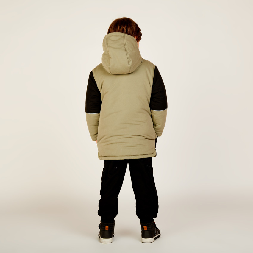 Parka 2 en 1 avec gilet en sherpa pour garçon 