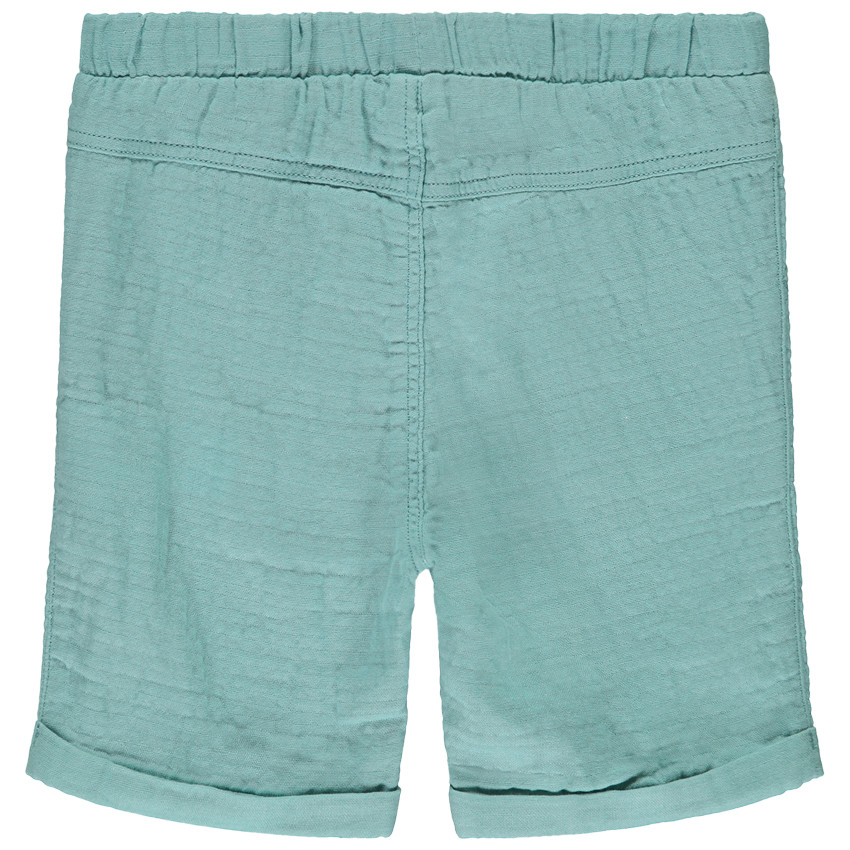 Bermudas de doble gasa unida para bebé niño 