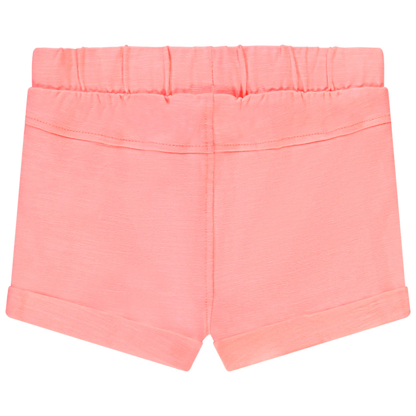 Short de felpa liso para bebé niña 