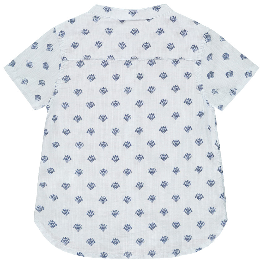 Camisa de manga corta estampada de palmeras para bebé niño 
