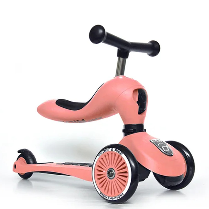 Trotinette 2-en-1 Highwaykick 1 Peach 12m-5ans 