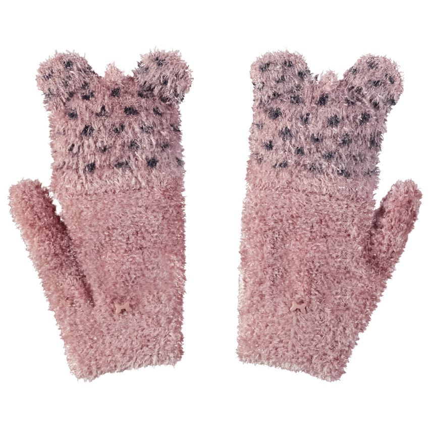 Guantes 2 en 1 efecto pelo Minnie Disney para niña 