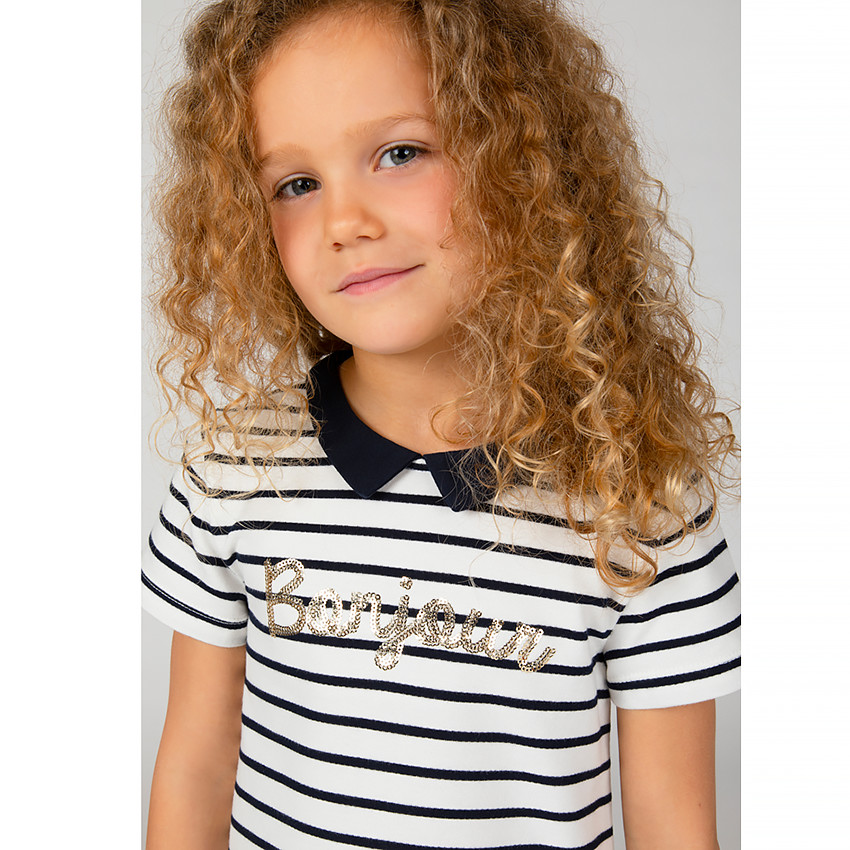 Vestido manga corta efecto 2 en 1  Additional Vestido manga corta efecto 2 en 1