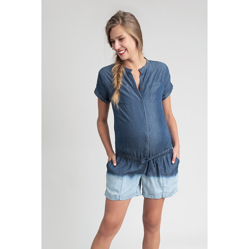 Mono corto de embarazo tie and dye 