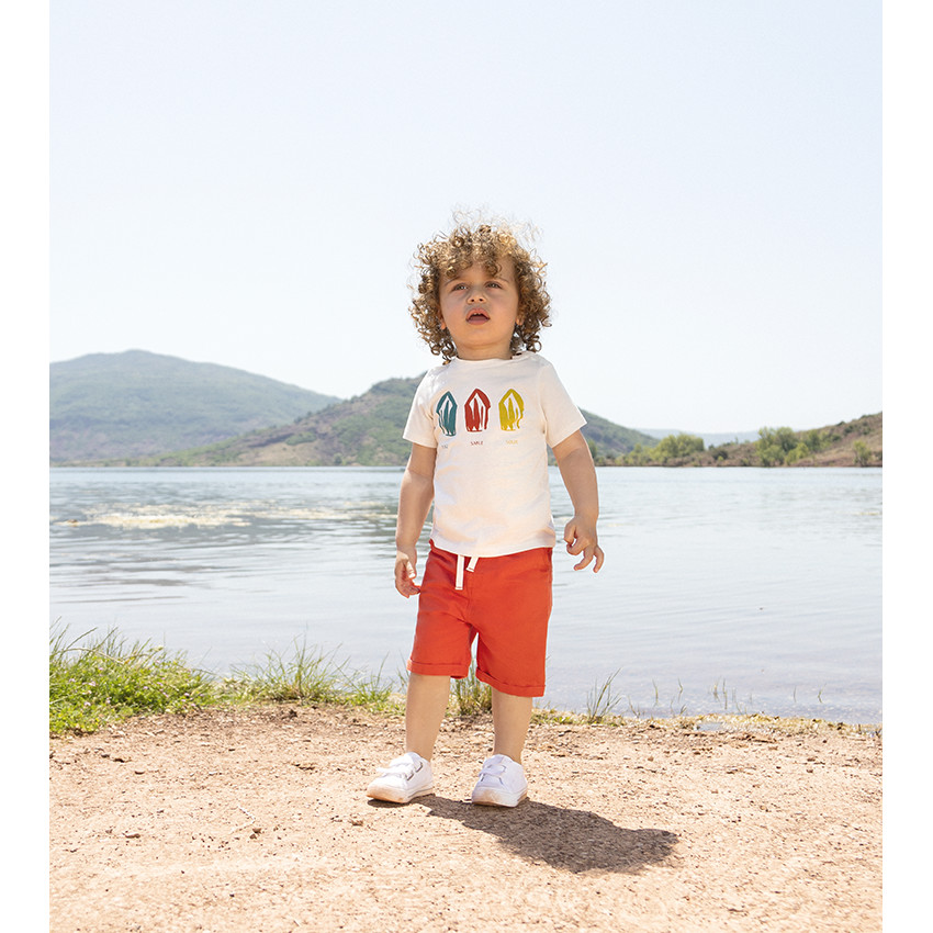 Ensemble t shirt manches courtes bermuda pour bebe garcon Orchestra