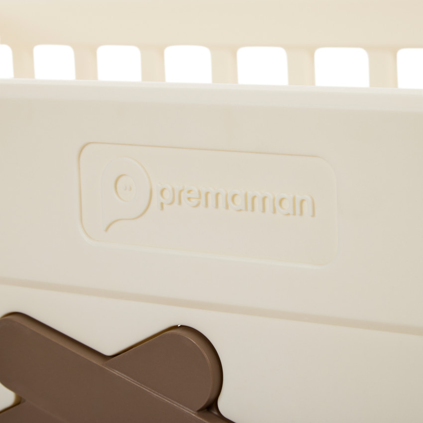 Parque modulable Joy en plástico blanco 