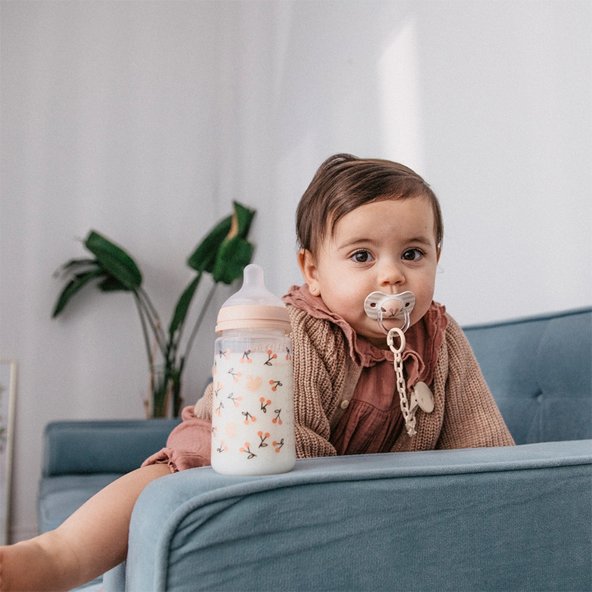 Coffret nouveau-né 5 pièces Birdies rose 