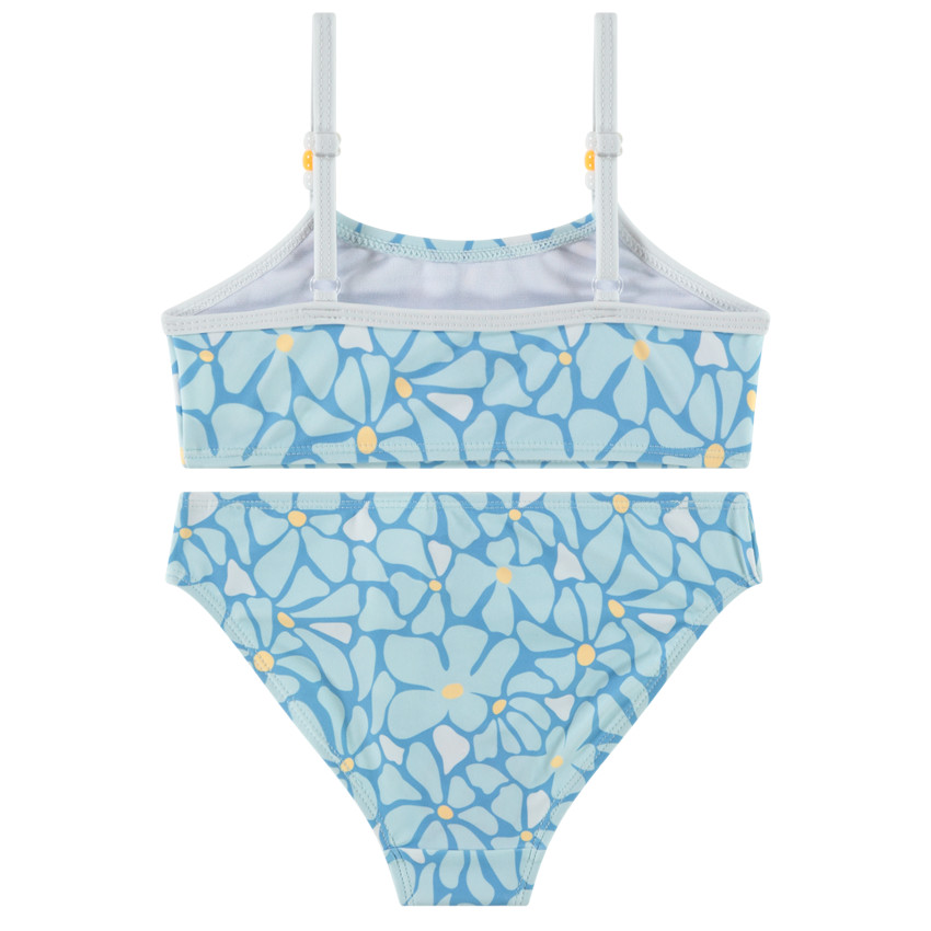 Bañador de 2 piezas con estampado floral para niña 