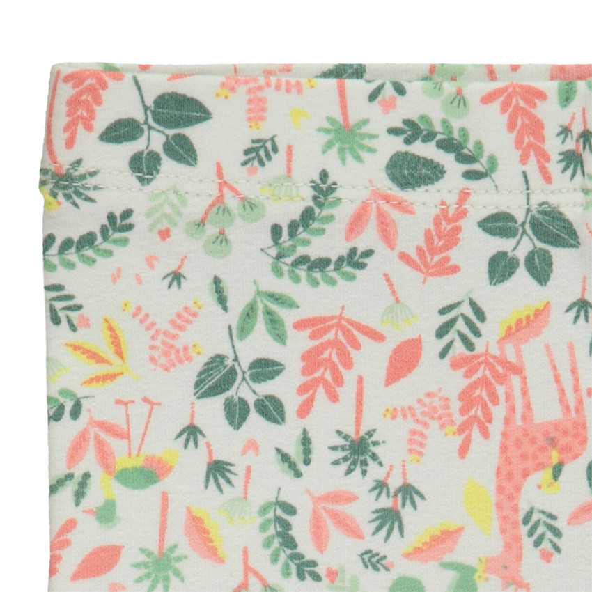 Conjunto 2 piezas con túnica de bordado inglés para bebé niña 