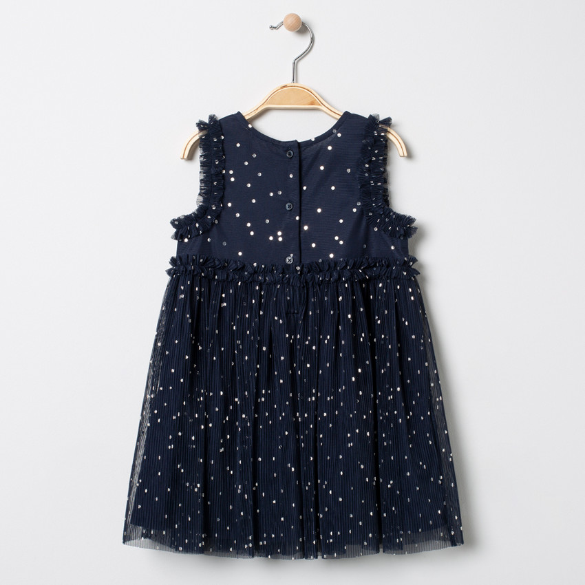 Vestido de fiesta con volantes  