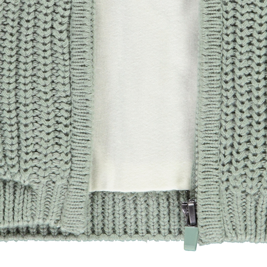 Chaleco de punto liso con capucha divertida para bebé niño 