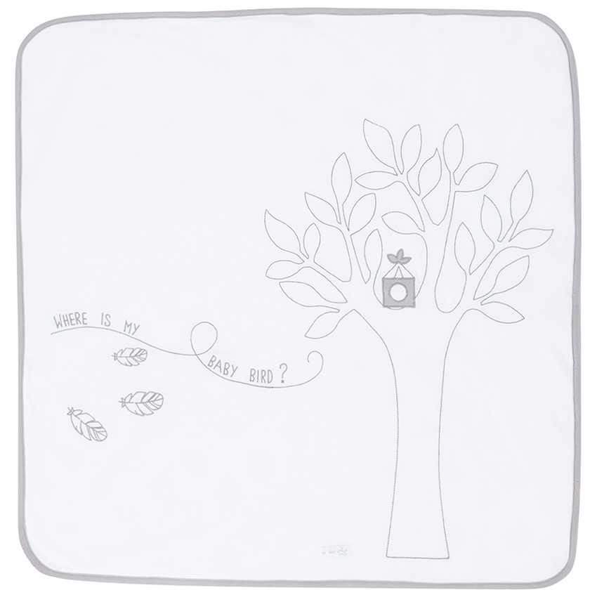 Cobertura de jersey y otomán 80x80 cm 