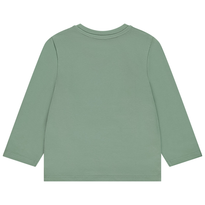 Camiseta de manga larga con estampado de dinosaurios para bebé niño. 