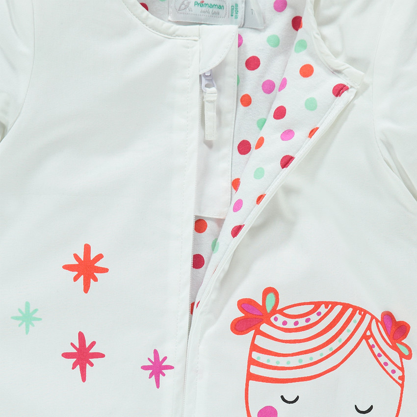 Saquito para dormir de popelina con forro de tejido de punto con estampado  Additional Saquito para dormir de popelina con forro de tejido de punto con estampado