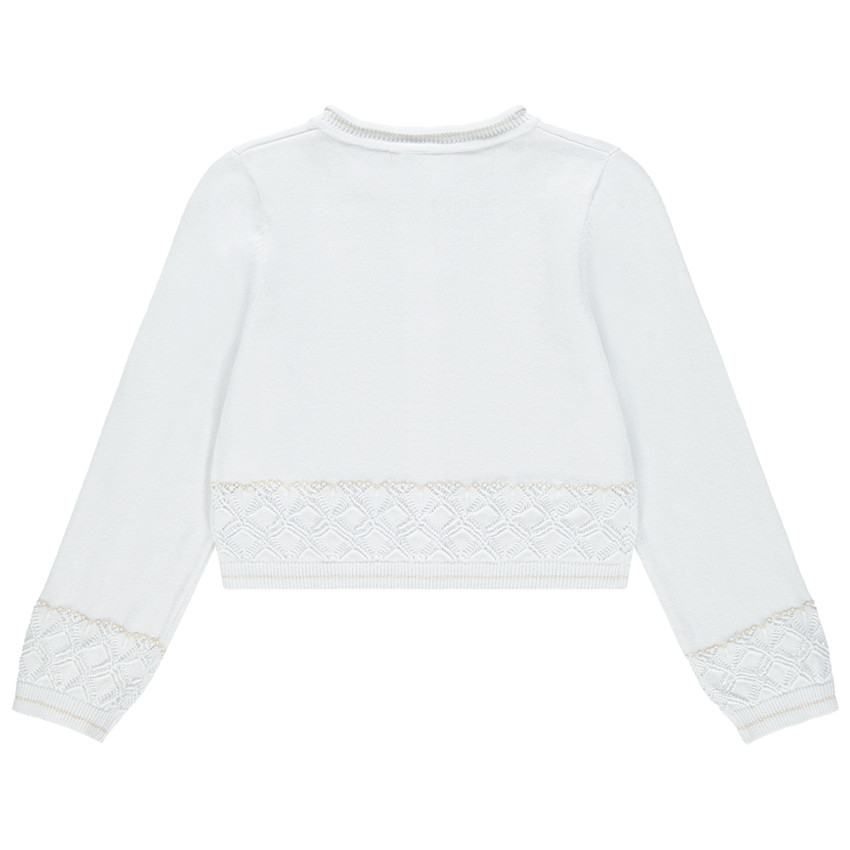 Chaqueta con juego de puntos 