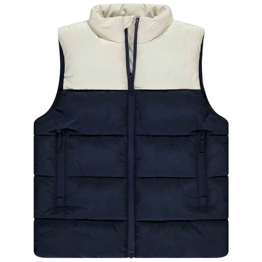 Chaleco sin mangas efecto colorblock para niño 