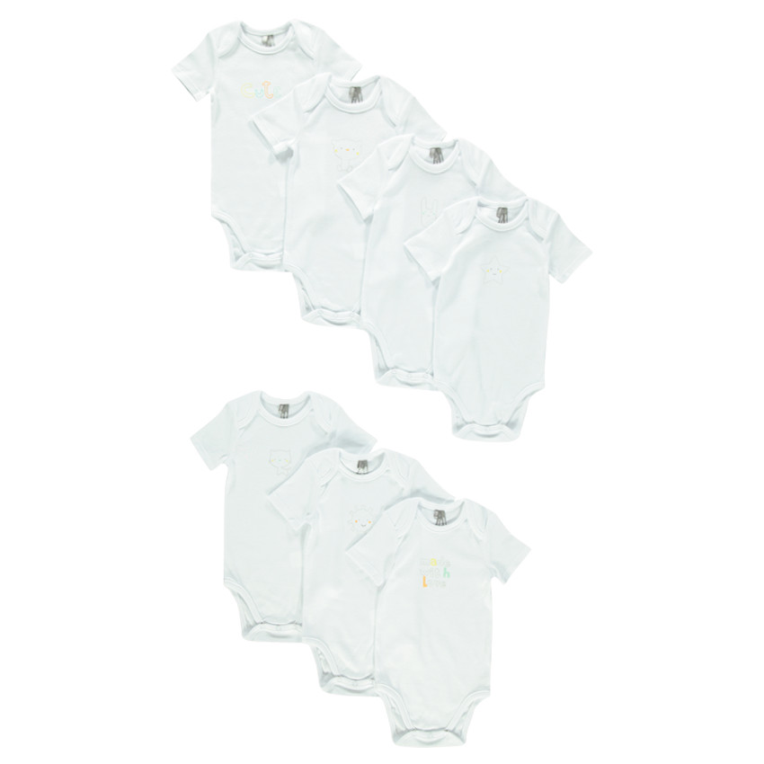 Lote de 7 bodies con fantasía con abertura adaptada a la edad  Additional Lote de 7 bodies con fantasía con abertura adaptada a la edad