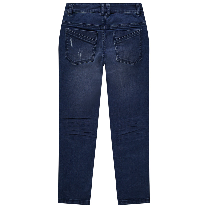 Jeans skinny efecto gastado 