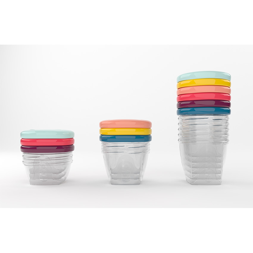 Multiset Babybol XXL pack 12 botes + 3 cucharas 